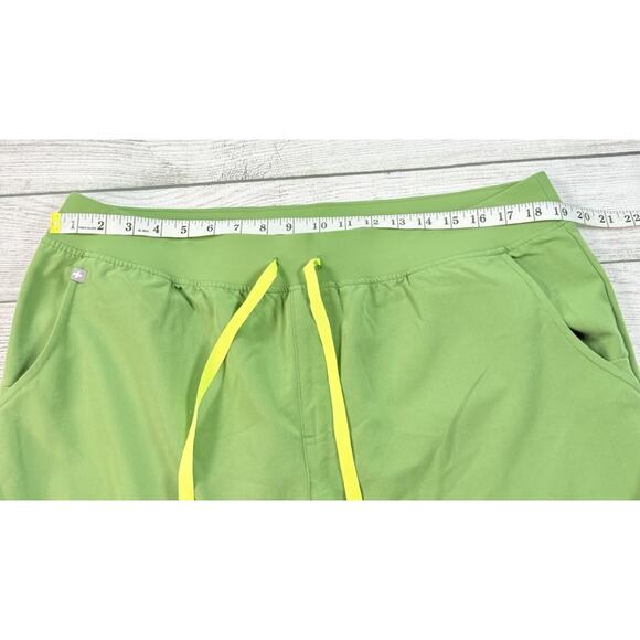 Figs Women’s Zamora High Waisted Jogger Scrub Drawstring Pants Green Size XXL/P - Picture 5 of 13